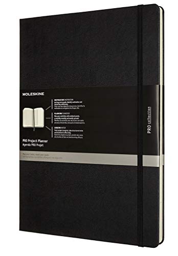 Moleskine - Agenda Profesional y Libreta, Objetivos, Productividad, Gestión de Proyectos por Semanas, Meses y Anual, Tapa Dura, Tamaño A4 21 x 29.7 cm, Color Negro, 288 Páginas Moleskine - Agenda Profesional y Libreta, Objetivos, Productividad, Gestión de Proyectos por Semanas, Meses y Anual, Tapa Dura, Tamaño A4 21 x 29.7 cm, Color Negro, 288 Páginas