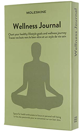 Moleskine - Cuaderno de Bienestar, Cuaderno Temático, Cuaderno de Tapa Dura para Hacer el Seguimiento de tus Objetivos de Salud y Deportivos, Tamaño Grande 13 x 21 cm, 400 Páginas Moleskine - Cuaderno de Bienestar, Cuaderno Temático, Cuaderno de Tapa Dura para Hacer el Seguimiento de tus Objetivos de Salud y Deportivos, Tamaño Grande 13 x 21 cm, 400 Páginas