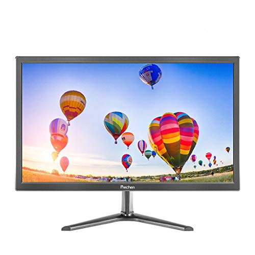 Monitor PC, Prechen 19 Pulgadas Gaming Monitor 1440x900 con Interfaz HDMI y VGA, Brillo 250 CD/m², Monitor 60 Hz con Altavoces Integrados, para PS3 / PS4 / Xbox/PC