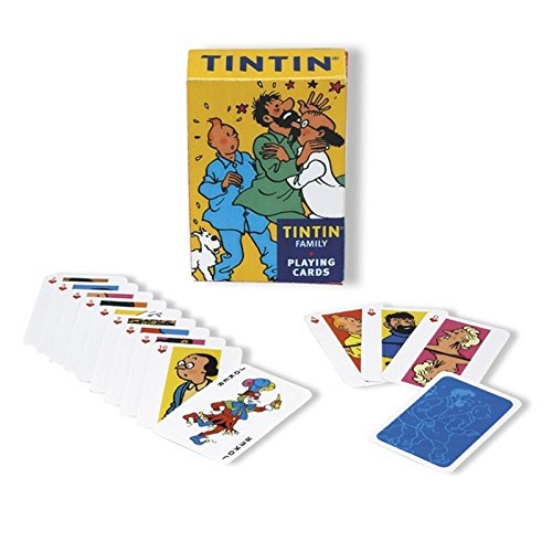 Moulinsart Juego de 54 Cartas de baraja Francesa Tintín: La Familia de Tintín (51033)