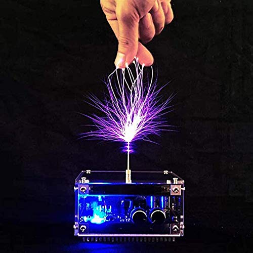 Música Tesla Bobina Luminaria artificial Ciencia y Educación Herramienta de Educación DIY Experimento Escritorio Modelo de juguete inalámbrico Transmisión Artificial Generador de rayos Módulo electrón