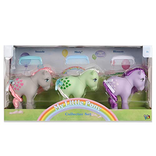 My Little Pony 35267 Retro Collector Pack de 3: Snuzzle, Minty, Blossom, Multicolor