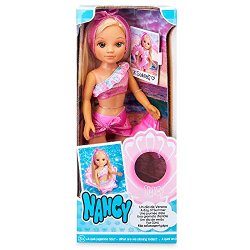Nancy, un día de Verano, muñeca con Traje de baño, Flotador y Accesorios a Juego para niños y niñas a Partir de 3 años (Famosa 700016229) Nancy, un día de Verano, muñeca con Traje de baño, Flotador y Accesorios a Juego para niños y niñas a Partir de 3 años (Famosa 700016229)