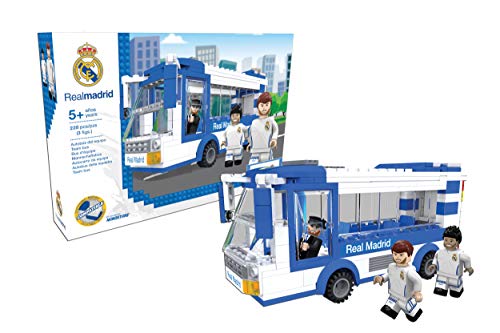 NANOSTARS 7209 - Autobús del Real Madrid FC (Producto Oficial Licenciado). Recomendado para niños/niñas con edades superiores a 5 años