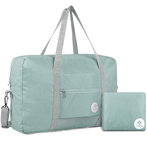 Narwey Plegable Bolsa de Viaje Bolsa de Mano Equipaje Equipado Weekender Deporte Nocturno Duffle para niños niñas Mujeres Narwey Plegable Bolsa de Viaje Bolsa de Mano Equipaje Equipado Weekender Deporte Nocturno Duffle para niños niñas Mujeres