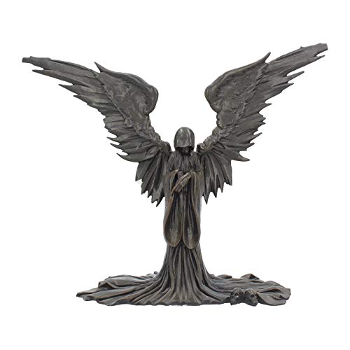 Nemesis Now Figura de ángel de la Muerte (23 cm), Color Negro