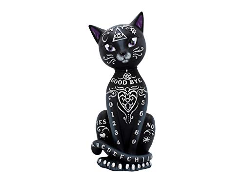 Nemesis Now Mystic Kitty - Figura Decorativa (26 cm), Talla única, Color Negro