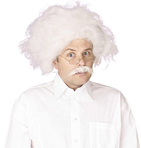 NEW WHITE PROFESSOR EINSTEIN WIG MAD SCIENTIST (peluca) NEW WHITE PROFESSOR EINSTEIN WIG MAD SCIENTIST (peluca)