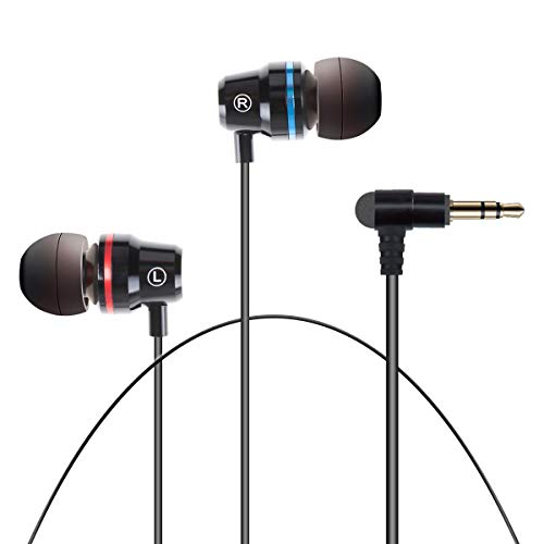 NEWZEROL 1 par Compatible para VR Oculus Rift S Earphone Auriculares estéreo para Auriculares internos Rift S - Rojo y Azul
