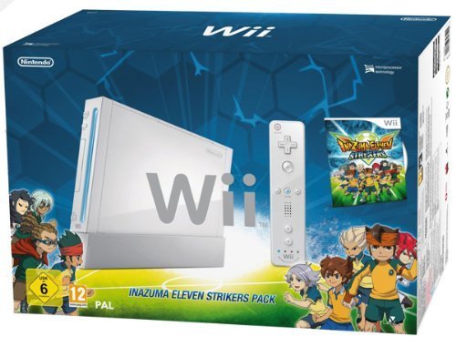 Nintendo Wii + Inazuma Eleven: Strikers - videoconsolas (Wii, Color blanco, 802.11b, 802.11g, IBM PowerPC, Inazuma Eleven: Strikers, SD)