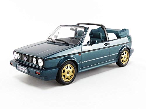 Norev NV188439 1:18 1990 VW Golf Cabriolet Etienne Aigner-Verde Metálico