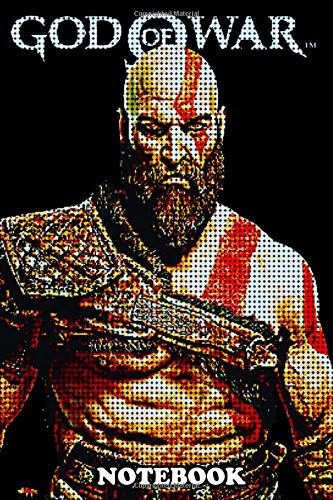 Notebook: Pixels Kratos , Journal for Writing, College Ruled Size 6" x 9", 110 Pages