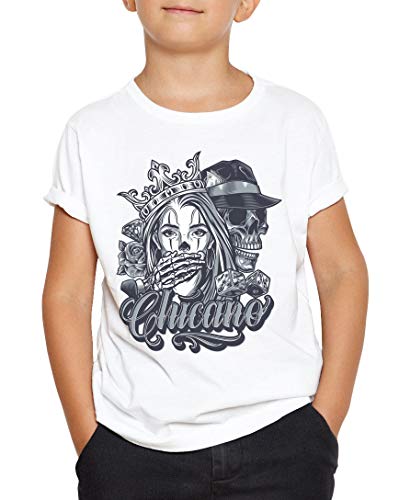 Okdok Chicos Camiseta Chicano Diseño Moda Ropa