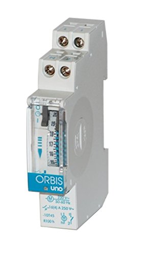 Orbis Uno QRD 230 V Interruptor horario analógico de distribución, OB400232