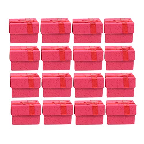 OUNONA 24 Piezas Joyería Organizador Caja de Regalo Regalo Pendientes Pulsera para Collar (Rojo) OUNONA 24 Piezas Joyería Organizador Caja de Regalo Regalo Pendientes Pulsera para Collar (Rojo)