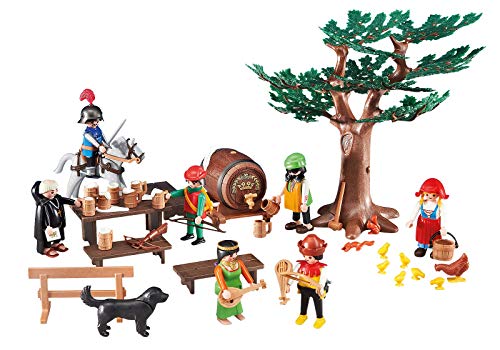 Outletdelocio. Conjunto Playmobil Fiesta Medieval con musicos. Edicion Limitada