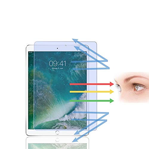 PaceBid Anti Luz Azul Protector de Pantalla Compatible con iPad Pro 10.5/ iPad Air 3/ iPad Air 10.5 2019, [Alivie la Fatiga Ocular][Bloquea Excesivas la luz Azul Dañina & UV Rayos ][Alta Definición ]