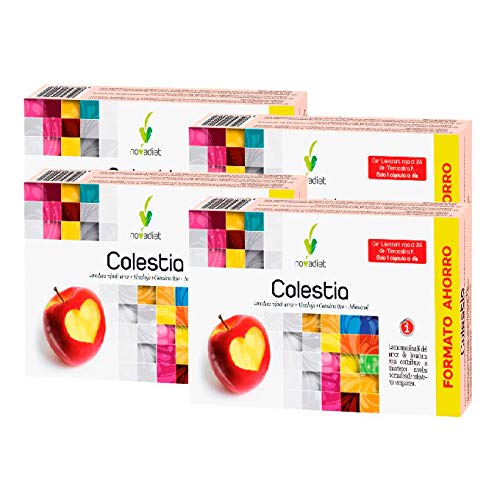 PACK 4 UDS. FORMATO AHORRO DE COLESTIA - 60 CÁPSULAS x 4 (TOTAL 240 CAPS) - NOVADIET - MANTEN TU COLESTEROL BAJO CONTROL - ENVÍO 24 HORAS CORREOS EXPRESS