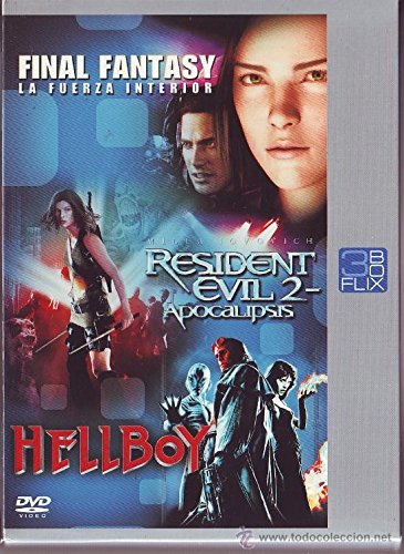 Pack Final Fantasy la fuerza interior + Resident Evil 2 (apocalipsis) + Hellboy (3dvd,s)