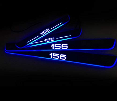 Para ALFA ROMEO 156 932 2000-2005 luces LED Umbral protección Decorate Pisada decorativa,Protector umbral coche para pedal puerta,para tiras pedal Barra umbral para patada,antideslizante antirrayas Para ALFA ROMEO 156 932 2000-2005 luces LED Umbral protección Decorate Pisada decorativa,Protector umbral coche para pedal puerta,para tiras pedal Barra umbral para patada,antideslizante antirrayas