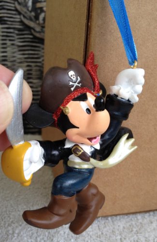 Parque de Disney Mickey Mouse de pirata Figura Adorno nuevo