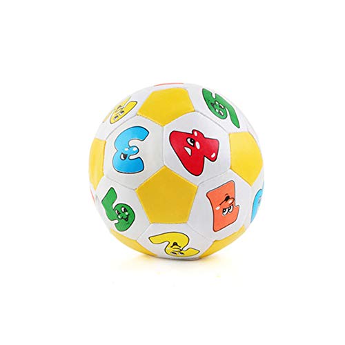 Pelota De Juguete 10cm Mini Suave De Colores Niños De Los Niños De Juguetes Educativos Del Bebé Aprendizaje Número De Goma Bola De Juguete Cubierta Exterior Del Balón De Fútbol Digital -1pc Color Al