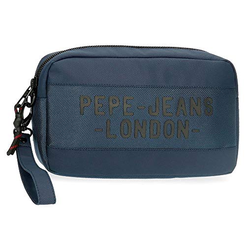 Pepe Jeans Bromley Bolso de Mano Azul 24,5x15x6 cms Poliéster Pepe Jeans Bromley Bolso de Mano Azul 24,5x15x6 cms Poliéster
