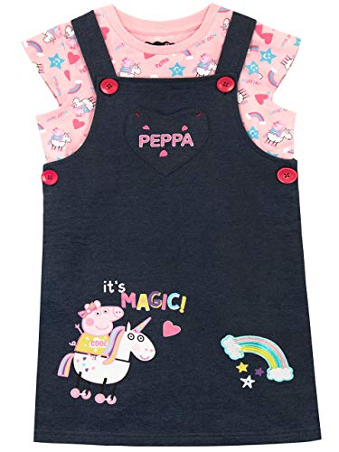 Peppa Pig Set de Overol para Niñas Unicornio Multicolor 18-24 Meses