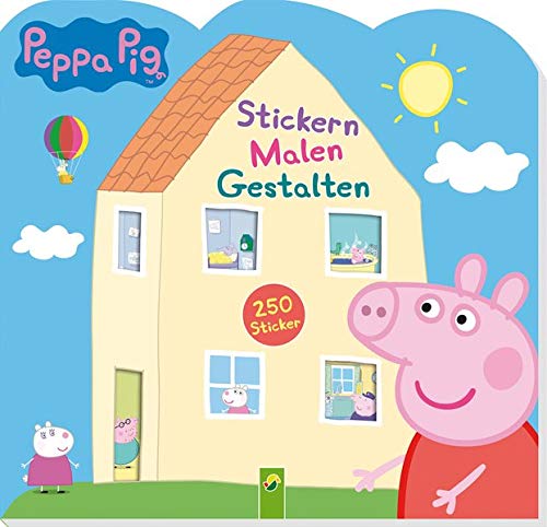 Peppa Pig Stickern Malen Gestalten: 250 Sticker Peppa Pig Stickern Malen Gestalten: 250 Sticker