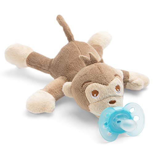 Philips Avent Peluche con chupete SCF348/12 - Peluche de mono con chupete ultra soft, sin BPA, 0-6 meses