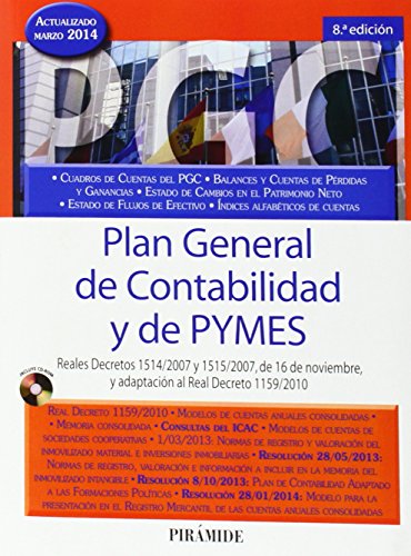 Plan General De Contabilidad Y De PYMES - 8ª Edición (+ CD-ROM) (Economía Y Empresa)