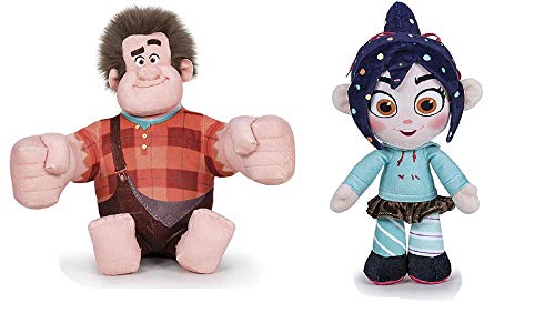 Play by Play Pack 2 Peluches Vanellope Y ROMPE Ralph Internet 30CM