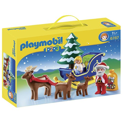 Playmobil 1.2.3 - Trineo de Papá Noel (6787)