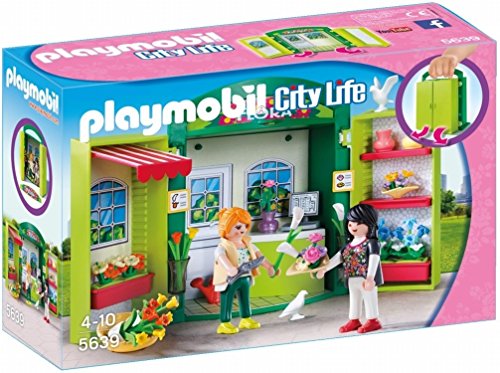 PLAYMOBIL- Cofre Tienda de Flores, única (5639) PLAYMOBIL- Cofre Tienda de Flores, única (5639)