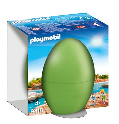 PLAYMOBIL- Cuidadora de Focas Juguete, Multicolor (geobra Brandstätter 9418)