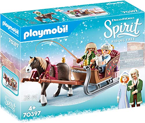 Playmobil - Spirit, Paseo en Trineo, Juguete, Color Multicolor, 70397 Playmobil - Spirit, Paseo en Trineo, Juguete, Color Multicolor, 70397