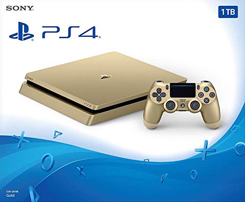 PlayStation 4 (PS4) - Consola De 500 GB, Color Dorado + 2 Mandos Inalámbricos DualShock 4 [Importación Alemana]