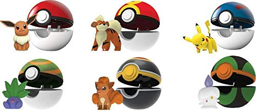 PoKéMoN Clip 'N' Go Eevee y Poké Ball, Contiene 1 Figura de 5 cm y 1 Poké Ball, New Wave 2021, con Licencia Oficial