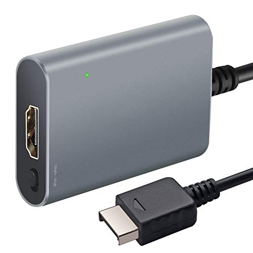 PS2 a HDMI Adaptador PS2 a HDMI Vídeo y Audio en Formato HDMI Convertidor PS2 a HDMI con Interruptor RGB/YPbPr Resoluciones 480i 480p PAL 576i Aleación de Aluminio para HDTV Monitor HDMI PS2 a HDMI Adaptador PS2 a HDMI Vídeo y Audio en Formato HDMI Convertidor PS2 a HDMI con Interruptor RGB/YPbPr Resoluciones 480i 480p PAL 576i Aleación de Aluminio para HDTV Monitor HDMI