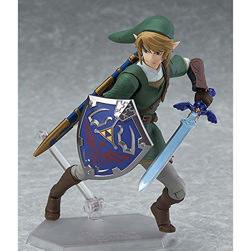 QIMA Figura de Zelda Figura Figma Skyward Sword Link Twilight Princess PVC Figura de acción Juguetes de Modelos coleccionables Regalo