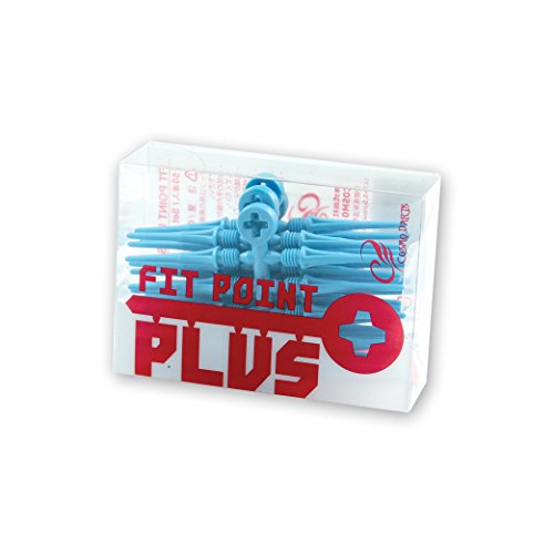Red Dragon Darts Cosmo Fit Point Plus Azul – 50 Puntas & Card Puntuación