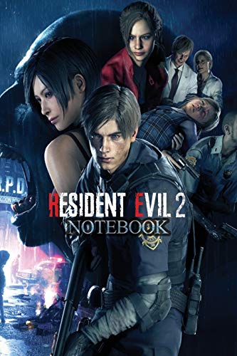 RESIDENT EVIL 2 Notebook: 120 Empty Pages with lines size 6 x 9