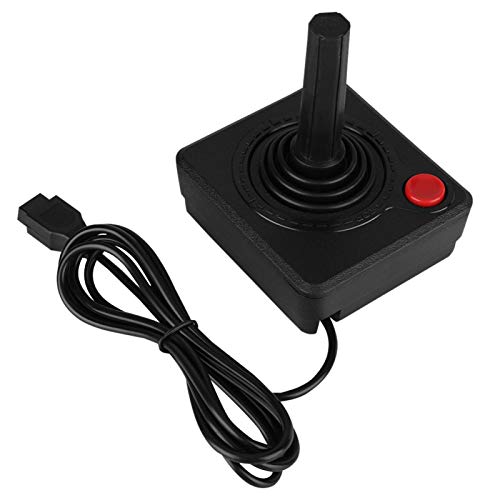 Retro Classic Game 3D Analog Joystick, Arcade Game Controller, con un botón de Funcionamiento y un Joystick de Cuatro direcciones, para Las Consolas Atari 2600 y Atari 7800.