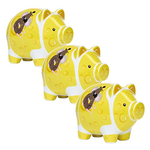 Ritzenhoff Mini Piggy Bank, Hucha con Forma de Cerdo, Porcelana, Diseño Primavera 2014, Ramona Rosenkranz, 1901059