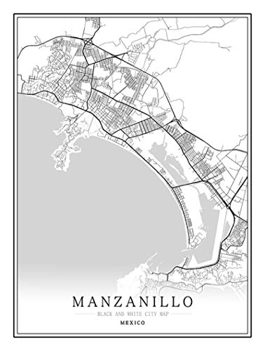 Rompecabezas para adultos Manzanillo Mapa De La Ciudad De Madera Jigsaw Para Adultos Estancia En Casa Actividad Rompecabezas Para Adultos Jigsaw Para Entretenimiento Familiar Más Grueso Jigsaw,150