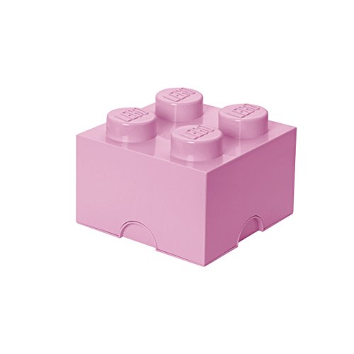 Room Copenhagen-40031738 Ladrillo de Almacenamiento de 4 espigas de Lego, Caja de almacenaje apilable, 5,7 l, Rosa Claro, Color Light Purple 40031738 Room Copenhagen-40031738 Ladrillo de Almacenamiento de 4 espigas de Lego, Caja de almacenaje apilable, 5,7 l, Rosa Claro, Color Light Purple 40031738