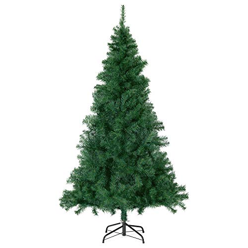 SALCAR Árbol de Navidad Artificial de 180 cm con 560 Puntas de Rama, Ignífugo, Abeto, Montaje Rápido, Soporte de Metal para Árbol de Navidad, Verde 1,8 m SALCAR Árbol de Navidad Artificial de 180 cm con 560 Puntas de Rama, Ignífugo, Abeto, Montaje Rápido, Soporte de Metal para Árbol de Navidad, Verde 1,8 m