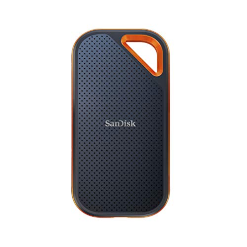 SanDisk Extreme PRO SSD portátil 1 TB, hasta 2000 MB/s, NVMe, USB-C, reforzada y resistente al agua, orificio para mosquetón SanDisk Extreme PRO SSD portátil 1 TB, hasta 2000 MB/s, NVMe, USB-C, reforzada y resistente al agua, orificio para mosquetón