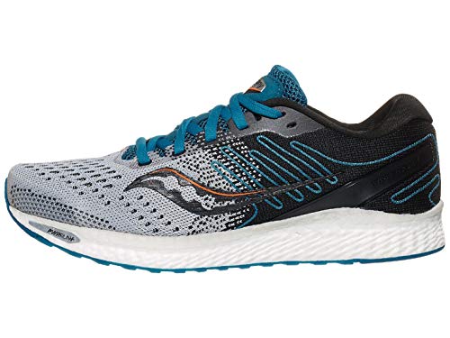 Saucony Freedom 03 Zapatilla para Correr en Carretera o Camino de Tierra Ligero con Soporte Neutral para Hombre Gris Azul 40.5 EU