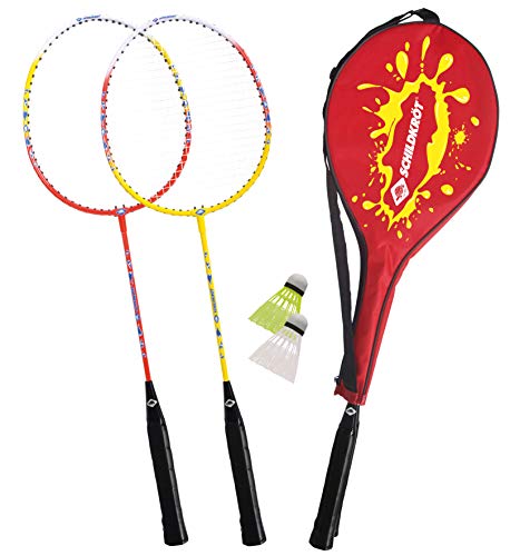 Schildkröt Juego de Bádminton para 2 Jugadores, 2 Raquetas, 2 Volantes, en un Estuche de Transporte, 970902